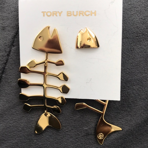 tory burch fish earrings